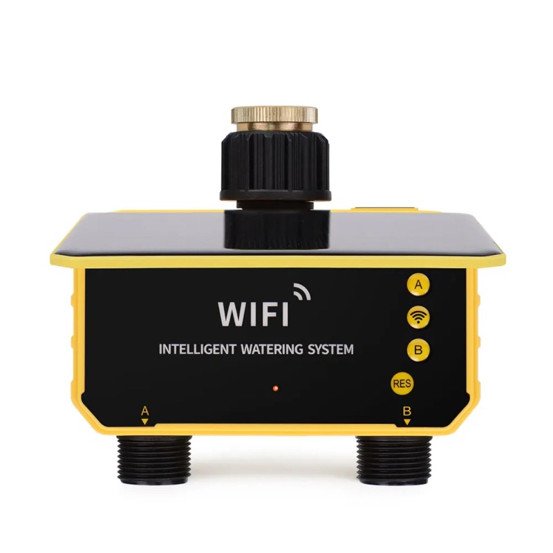 Timer Dual Outlet - WiFi 태양광 워터 밸브 관개 컨트롤러