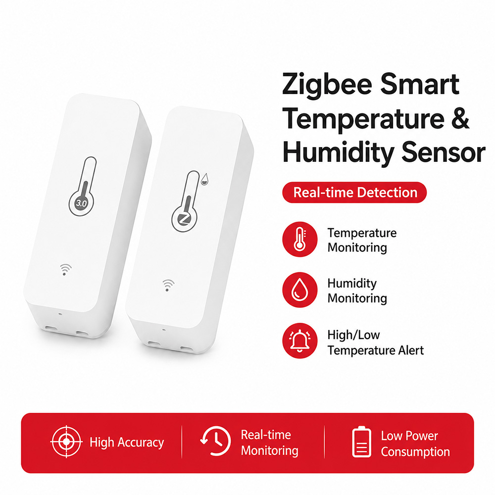 Digital Hygrometer Probe - Zigbee 온도 습도 센서 스마트 온도계