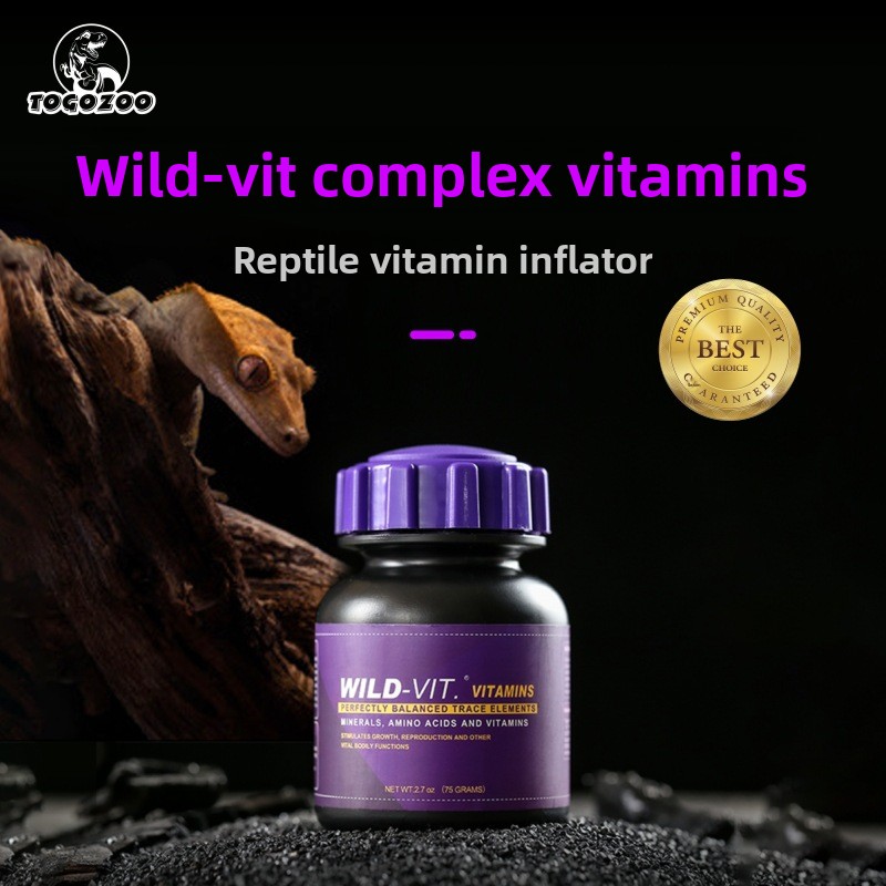 Calcium Powder Reptile - TOGOZOO WILD-VIT 파충류 칼슘 파우더(D3 및