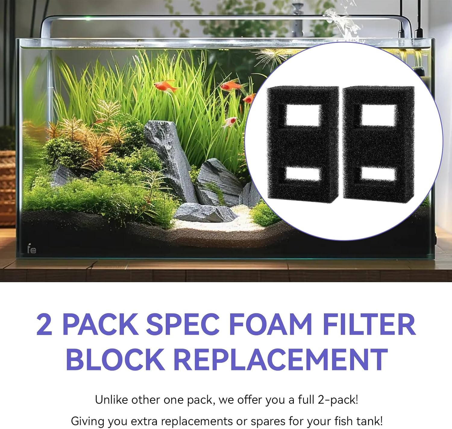 Fluval Aquarium Spec - 플루발 스펙 수족관용 호환 폼 필터