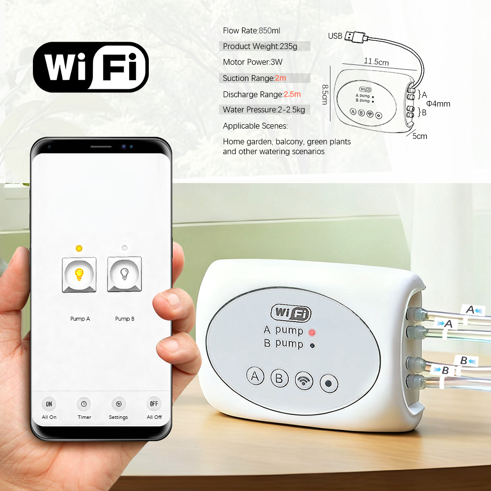 정원용 스마트 듀얼 아울렛 펌프 WIFI 타이머 점적  - Timer Dual Outlet 리뷰 및 가격