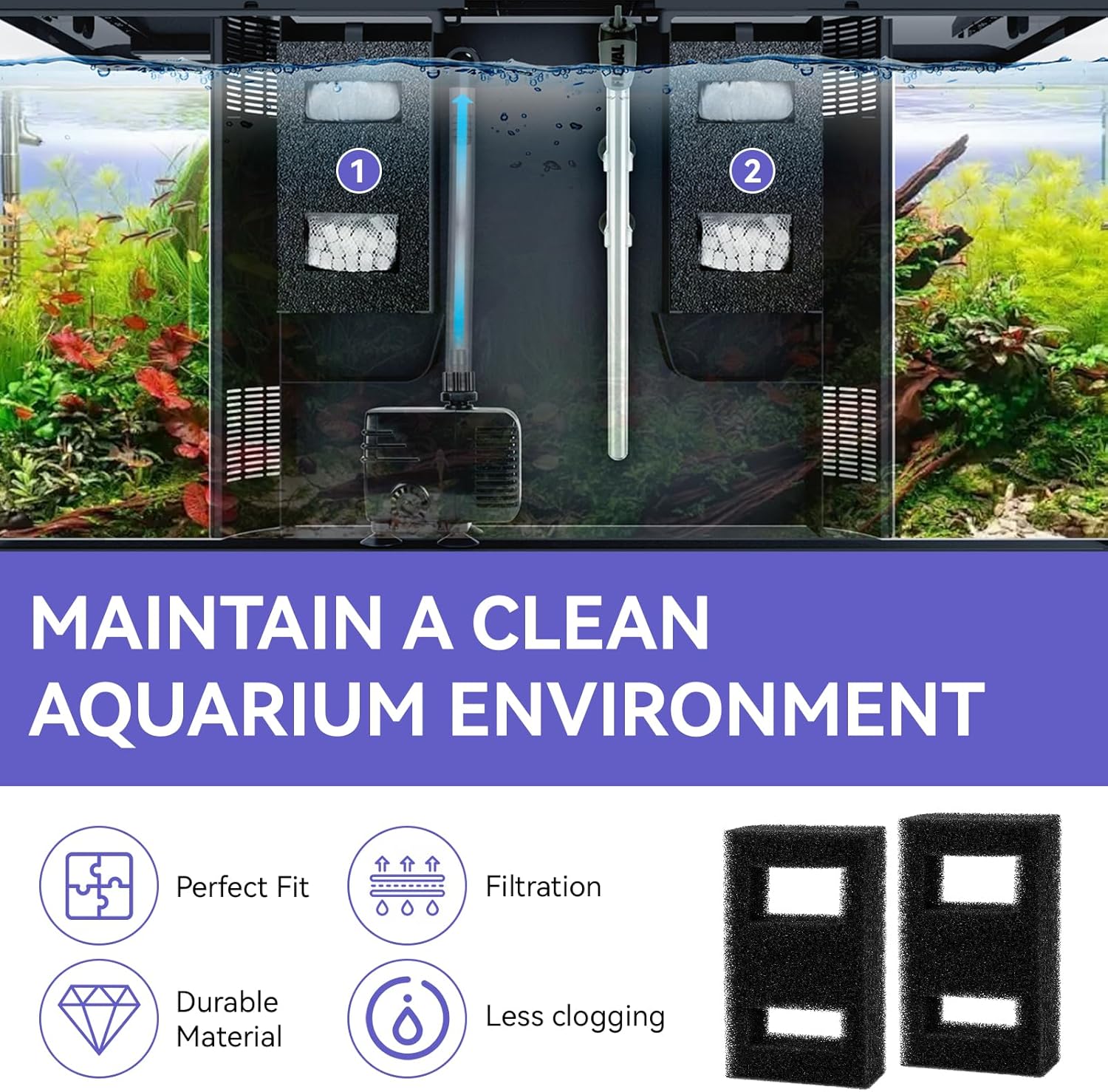 플루발 스펙 수족관용 호환 폼 필터 블록, 플루발 수족 - Fluval Aquarium Spec 리뷰 및 가격